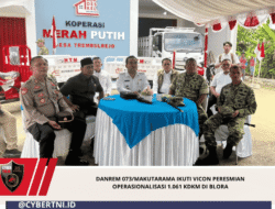 DANREM 073/MAKUTARAMA IKUTI VICON PERESMIAN OPERASIONALISASI 1.061 KDKM DI BLORA