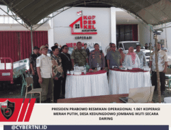 Presiden Prabowo Resmikan Operasional 1.061 Koperasi Merah Putih, Desa Kedungdowo Jombang Ikuti Secara Daring