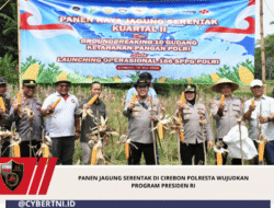 Panen Jagung Serentak di Cirebon Polresta Wujudkan Program Presiden RI