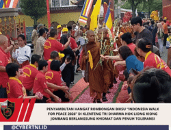 Penyambutan Hangat Rombongan Biksu “Indonesia Walk For Peace 2026” di Klenteng Tri Dharma Hok Liong Kiong Jombang Berlangsung Khidmat dan Penuh Toleransi