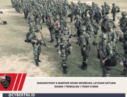 WADANYONIF 8 MARINIR RESMI MEMBUKA LATIHAN SATUAN DASAR I TRIWULAN I YONIF 8 MAR