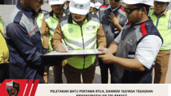 Peletakan Batu Pertama RTLH, Danrem 163/WSa Tegaskan Kemanunggalan TNI-Rakyat
