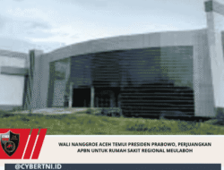 Wali Nanggroe Aceh Temui Presiden Prabowo, Perjuangkan APBN untuk Rumah Sakit Regional Meulaboh
