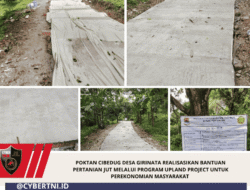Poktan Cibedug Desa Girinata Realisasikan Bantuan Pertanian JUT Melalui Program Upland Project Untuk Perekonomian Masyarakat 