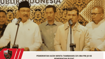 Pemerintah Aceh Minta Tambahan 331.984 PBI JK ke Pemerintah Pusat