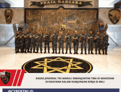 KASAD Jenderal TNI Maruli Simanjuntak Tiba di Makodam IX/Udayana dalam Kunjungan Kerja di Bali