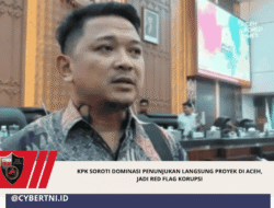 KPK Soroti Dominasi Penunjukan Langsung Proyek di Aceh, Jadi Red Flag Korupsi