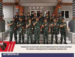 Pangdam IX/Udayana Antar Keberangkatan Kasad Jenderal TNI Maruli Simanjuntak di Bandara Ngurah Rai