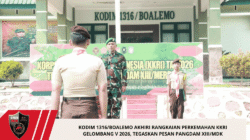 Kodim 1316/Boalemo Akhiri Rangkaian Perkemahan KKRI Gelombang V 2026, Tegaskan Pesan Pangdam XIII/MDK