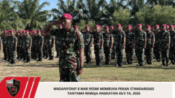 WADANYONIF 8 MAR RESMI MEMBUKA PEKAN STANDARISASI TAMTAMA REMAJA ANGKATAN 45/3 TA. 2026