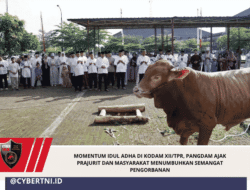 Momentum Idul Adha di Kodam XII/Tpr, Pangdam Ajak Prajurit dan Masyarakat Menumbuhkan Semangat Pengorbanan
