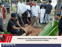 Semangat Idul adha, Korem 063/SGJ Perkuat Iman, Taqwa dan Kepedulian Melalui Kurban