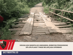 Diduga Ada Manipulasi Anggaran, Jembatan Penghubung SP5–SP6 Plakat Tinggi Belum Juga Diperbaiki