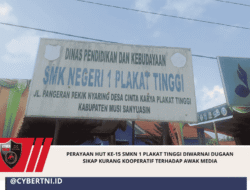 Perayaan HUT Ke-15 SMKN 1 Plakat Tinggi Diwarnai Dugaan Sikap Kurang Kooperatif Terhadap Awak Media