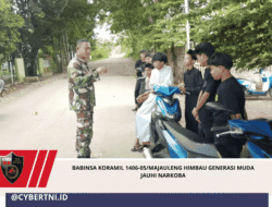 Babinsa Koramil 1406-05/Majauleng Himbau Generasi Muda Jauhi Narkoba