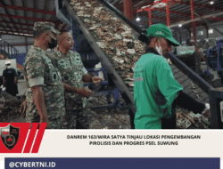 Danrem 163/Wira Satya Tinjau Lokasi Pengembangan Pirolisis dan Progres PSEL Suwung