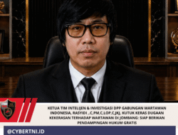 KETUA TIM INTELIJEN & INVESTIGASI DPP GABUNGAN WARTAWAN INDONESIA, RASYIDI ,.C,PM,C,LOP,C,JKJ, KUTUK KERAS DUGAAN KEKERASAN TERHADAP WARTAWAN DI JOMBANG: SIAP BERIKAN PENDAMPINGAN HUKUM GRATIS