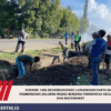 Koramil 1406-08/Sabbangparu Laksanakan Karya Bakti Pembersihan Saluran Irigasi Bersama Pemerintah Kecamatan dan Masyarakat