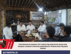 PENYERAHAN SK MANDAT DPC PARTAI PNJ KABUPATEN MAGELANG MENJADI LANGKAH STRATEGIS MEMPERKUAT KONSOLIDASI PNJ JAWA TENGAH