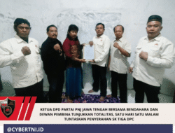 Ketua DPD Partai PNJ Jawa Tengah Bersama Bendahara dan Dewan Pembina Tunjukkan Totalitas, Satu Hari Satu Malam Tuntaskan Penyerahan SK Tiga DPC