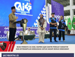 Buka PERMATA CAI 2026, Wapres Ajak Santri Perkuat Karakter dan Keterampilan Wirausaha Untuk Hadapi Bonus Demografi