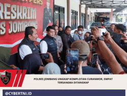Polres Jombang Ungkap Komplotan Curanmor, Empat Tersangka Ditangkap