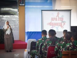 Kodim 1710/Mimika Bekali Prajurit dan Persit Pengetahuan Deteksi Dini Kanker dan Tumor