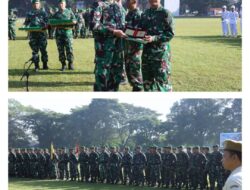 UPACARA BENDERA DILANJUTKAN ACARA TRADISI PELEPASAN PRAJURIT PURNA TUGAS PRAJURIT RINDAM IV/DIPONEGORO