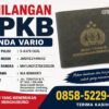 PENGUMUMAN KEHILANGAN BPKB KENDARAAN BERMOTOR