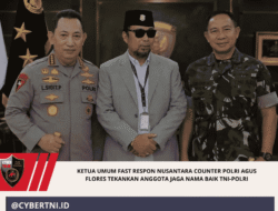 Ketua Umum Fast Respon Nusantara Counter Polri Agus Flores Tekankan Anggota Jaga Nama Baik TNI-Polri