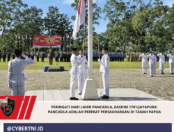 Peringati Hari Lahir Pancasila, Kasdim 1701/Jayapura: Pancasila Adalah Perekat Persaudaraan di Tanah Papua