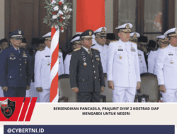 Bersendikan Pancasila, Prajurit Divif 2 Kostrad Siap Mengabdi Untuk Negeri