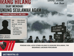 Pendaki Asal Aceh Utara Hilang di Gunung Seulawah, Tim Basarnas Lakukan Pencarian