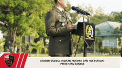 Danrem 063/SGJ, Ingikan Prajurit dan PNS Perkuat Persatuan Bangsa