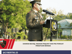 Danrem 063/SGJ, Ingikan Prajurit dan PNS Perkuat Persatuan Bangsa