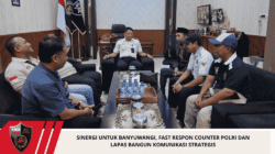 Sinergi untuk Banyuwangi, Fast Respon Counter Polri dan Lapas Bangun Komunikasi Strategis