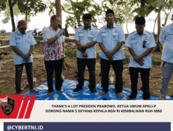 Thank’s A Lot Presiden Prabowo, Ketua Umum APKLI-P Dorong Nanik S Deyang Kepala BGN RI Kembalikan Ruh MBG