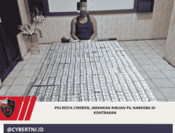Polresta Cirebon, Amankan Ribuan Pil Narkoba Di Kontrakan