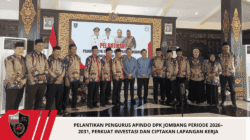 Pelantikan Pengurus APINDO DPK Jombang Periode 2026–2031, Perkuat Investasi dan Ciptakan Lapangan Kerja