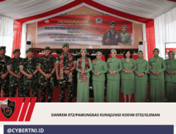 Danrem 072/Pamungkas Kungjungi Kodim 0732/Sleman