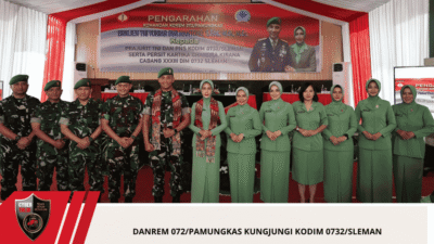 Danrem 072/Pamungkas Kungjungi Kodim 0732/Sleman