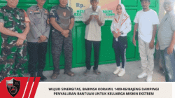 Wujud Sinergitas, Babinsa Koramil 1409-06/Bajeng Dampingi Penyaluran Bantuan untuk Keluarga Miskin Ekstrem