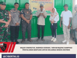 Wujud Sinergitas, Babinsa Koramil 1409-06/Bajeng Dampingi Penyaluran Bantuan untuk Keluarga Miskin Ekstrem
