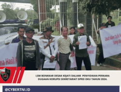 LSM BONKKAR Desak Kejati Dalami  Penyidikan Perkara Dugaan Korupsi Sekretariat DPRD OKU Tahun 2024.