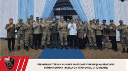 PERHUTANI Terima Kunker Pangdam V Brawijaya Rencana Pembangunan Batalyon Teritorial Di Jombang