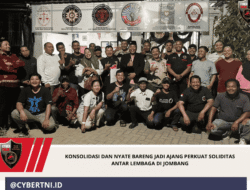Konsolidasi dan Nyate Bareng Jadi Ajang Perkuat Soliditas Antar Lembaga di Jombang