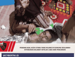 Pendaki Asal Aceh Utara yang Hilang di Gunung Seulawah Ditemukan Selamat Setelah Lima Hari Pencarian