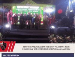 Pengurus Paguyuban Car Free Night Palembang Resmi Dikukuhkan, Siap Kembangkan Wisata Malam dan UMKM