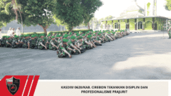 Kasdim 0620/Kab. Cirebon Tekankan Disiplin dan Profesionalisme Prajurit