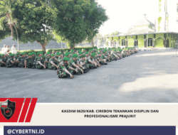 Kasdim 0620/Kab. Cirebon Tekankan Disiplin dan Profesionalisme Prajurit